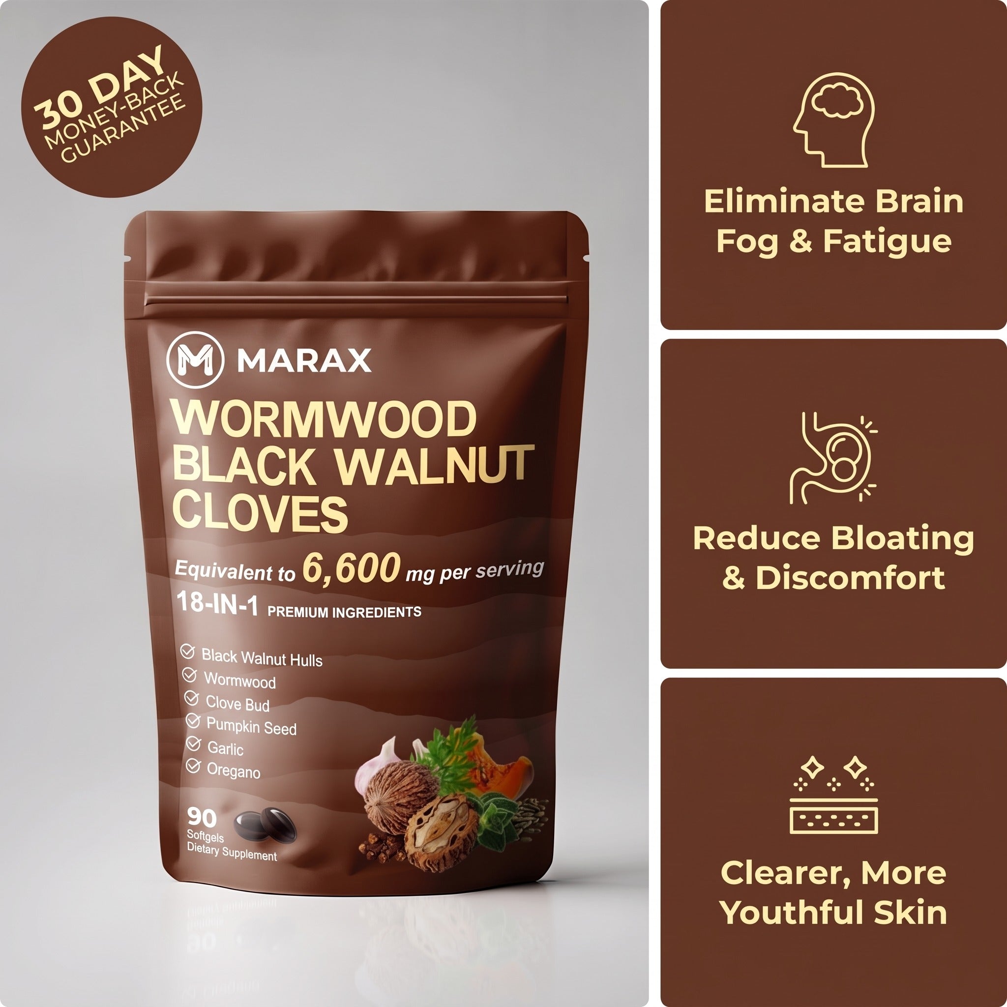 MARAX Wormwood Black Walnut Cloves (1/7)
