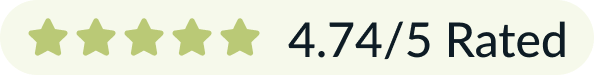 Rated 4.74 out of 5